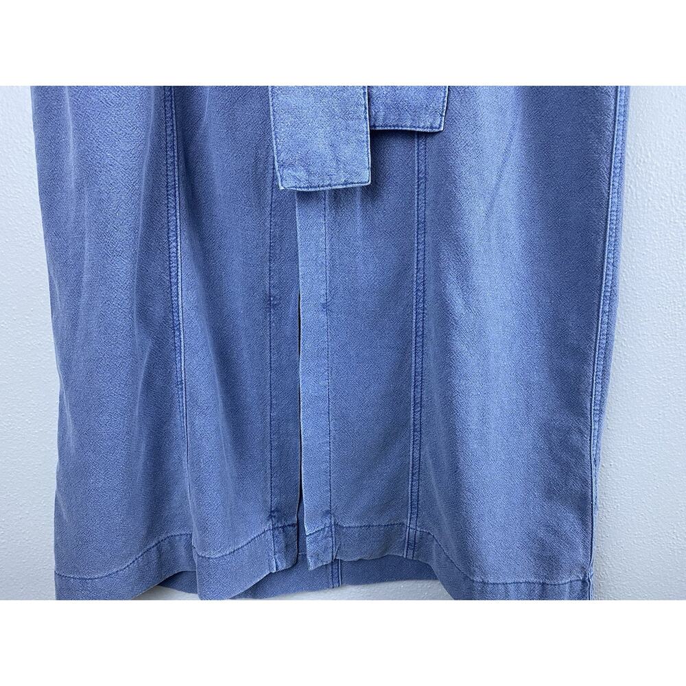 NWT Free People Sz 4 Blueberry Pie Catch Feelings Linen Blend Midi Skirt - Picture 5 of 16